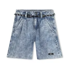 Шорты из вареного денима Шорты из вареного денима