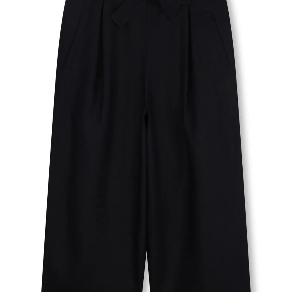 Льняные брюки со складками