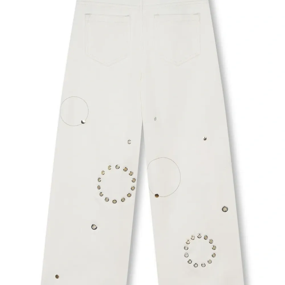 Брюки с люверсами Брюки с люверсами