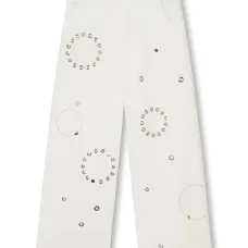 Брюки с люверсами