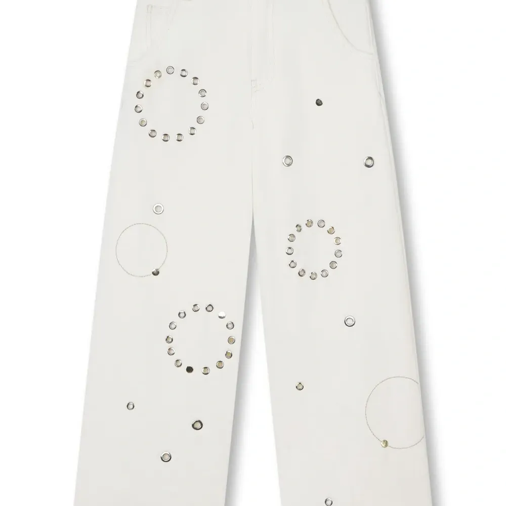 Брюки с люверсами Брюки с люверсами