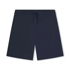 Шорты-бермуды с вышитым логотипом