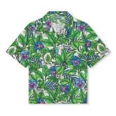 Рубашка с цветочным принтом