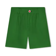 Шорты с вышитым логотипом