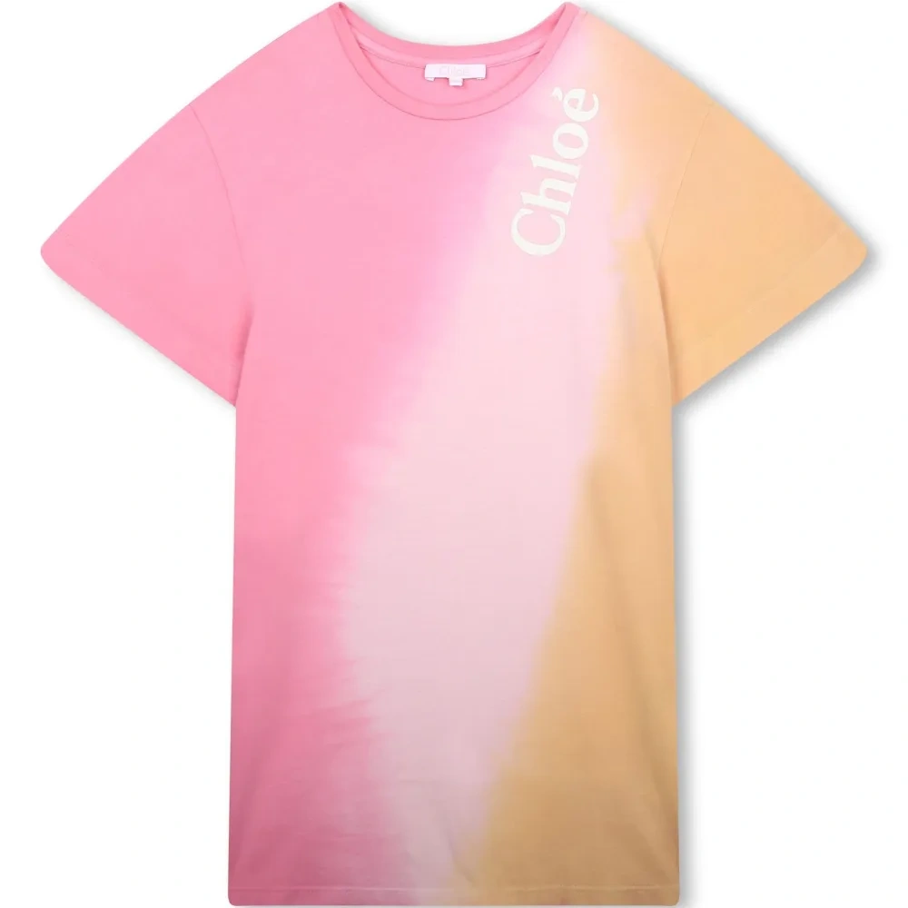 Платье из органического хлопка с логотипом