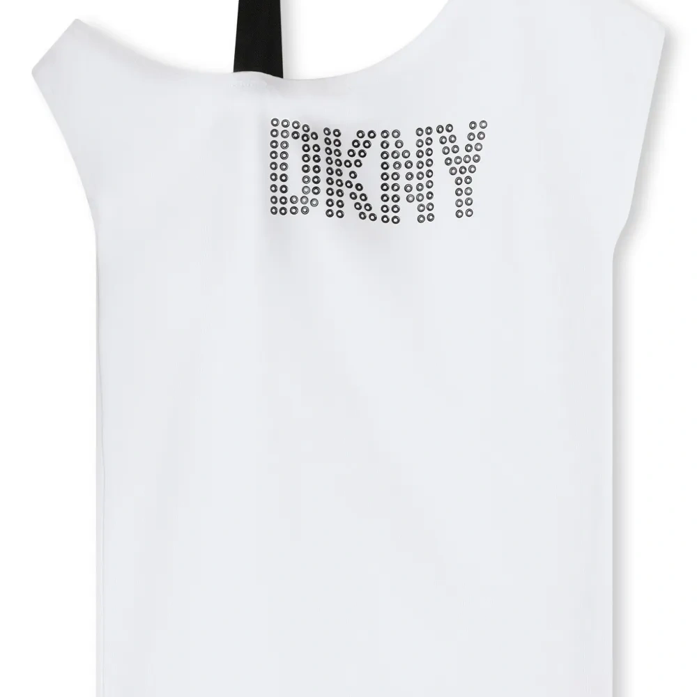 Футболка на одно плечо с логотипом