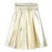 Юбка с эффектом металлик