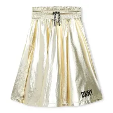 Юбка с эффектом металлик