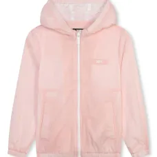 Куртка с капюшоном и логотипом