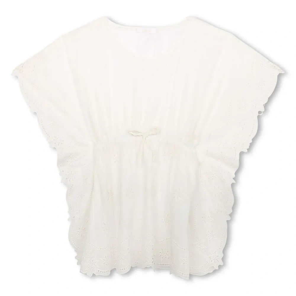 Платье из органического хлопка с оборками