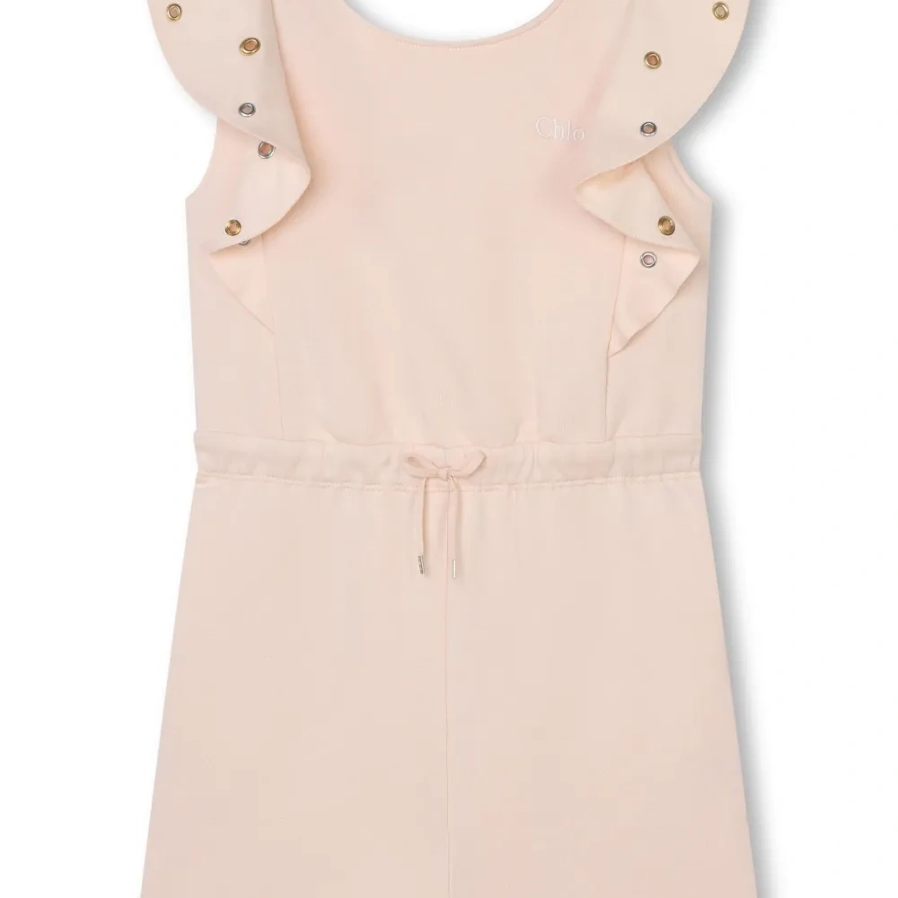 Ромпер из органического хлопка с оборками