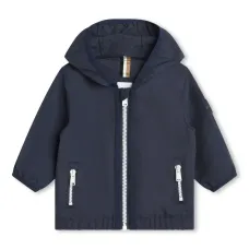 Ветровка с капюшоном и логотипом