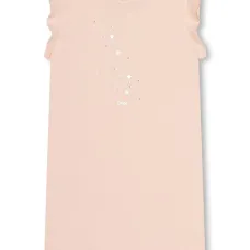 Платье с принтом и бахромой