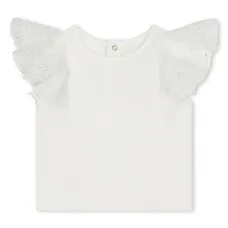 Блузка из органического хлопка с вышивкой