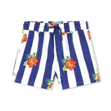 Плавки-шорты с цветочным принтом