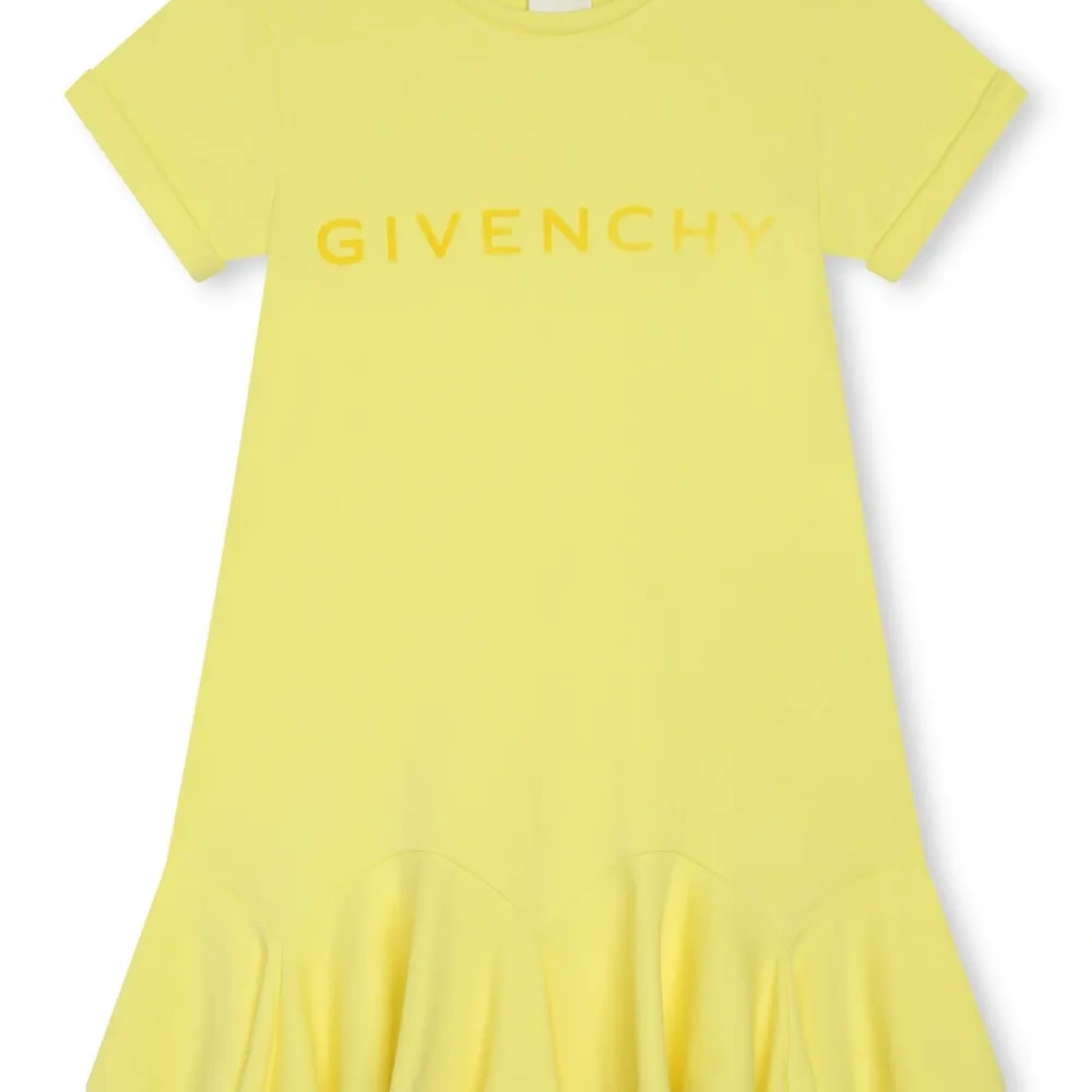 Расклешенное платье с логотипом 4G