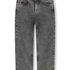 Прямые джинсы с нашивкой-логотипом