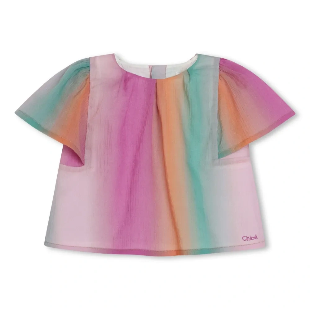 Блузка с эффектом градиента