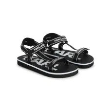 Сандалии с открытым носком и логотипом