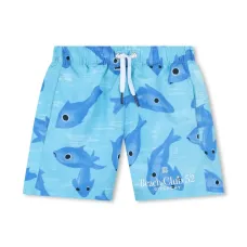 Плавки-шорты с графичным принтом Плавки-шорты с графичным принтом