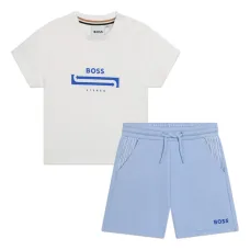 Комплект из топа и шортов с логотипом