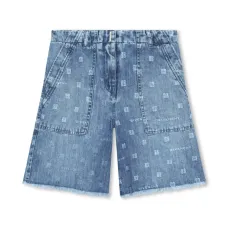 Джинсовые шорты с узором 4G Джинсовые шорты с узором 4G