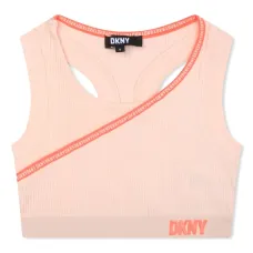 Укороченный топ с контрастной отделкой