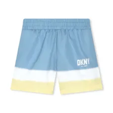 Плавки-шорты в полоску с логотипом