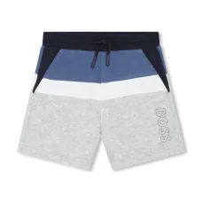 Шорты в стиле колор-блок с логотипом