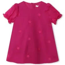 Шелковое платье с вышивкой