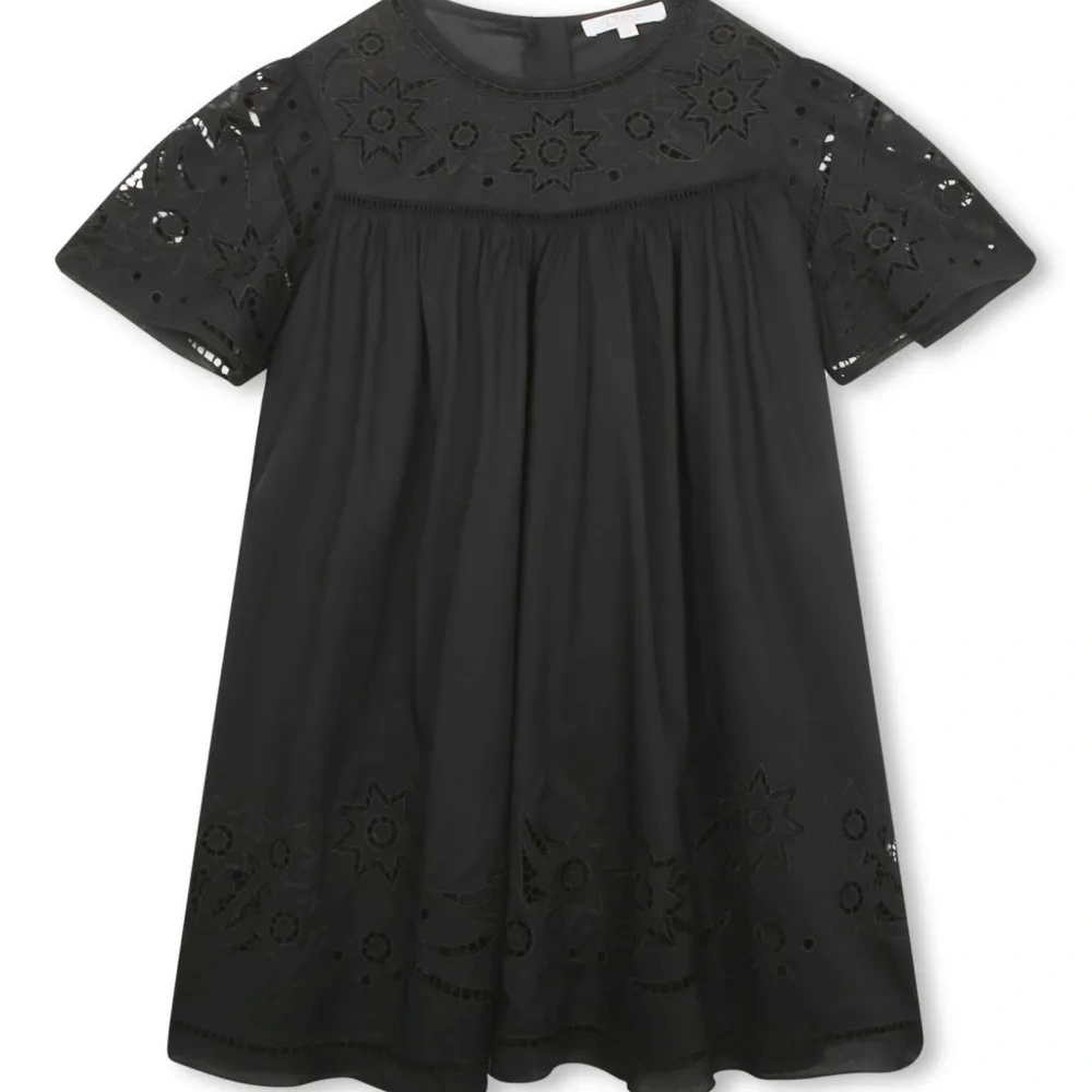 Платье из органического хлопка с вышивкой