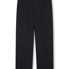 Брюки в тонкую полоску