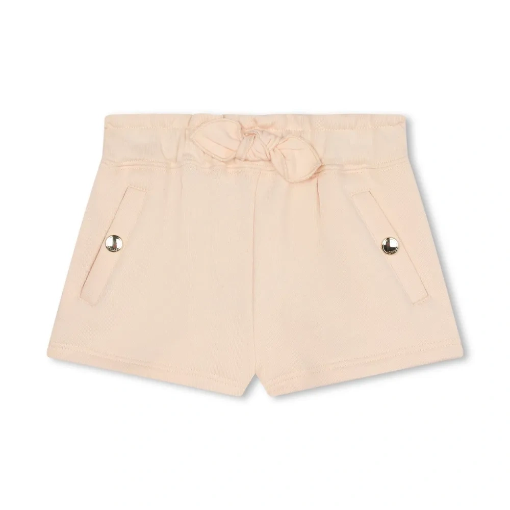 Шорты из органического хлопка с логотипом