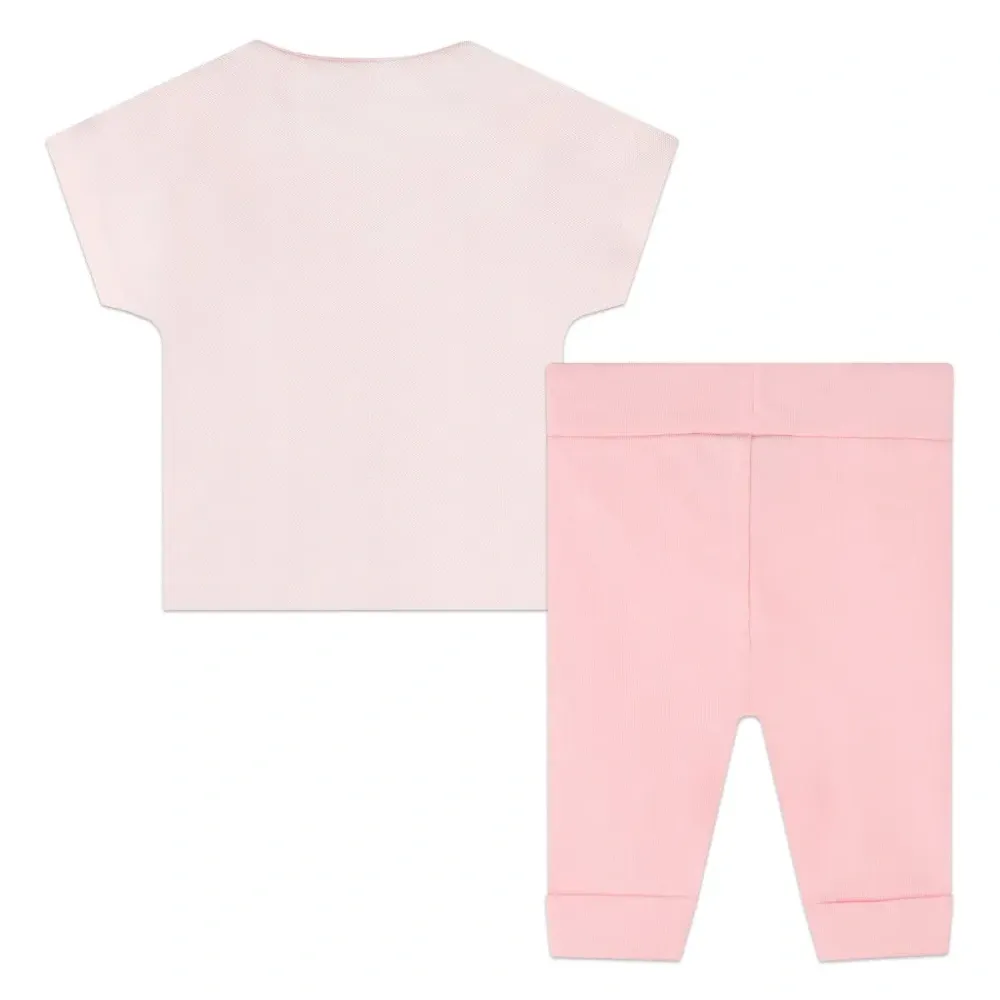 Комплект из топа и легинсов с логотипом