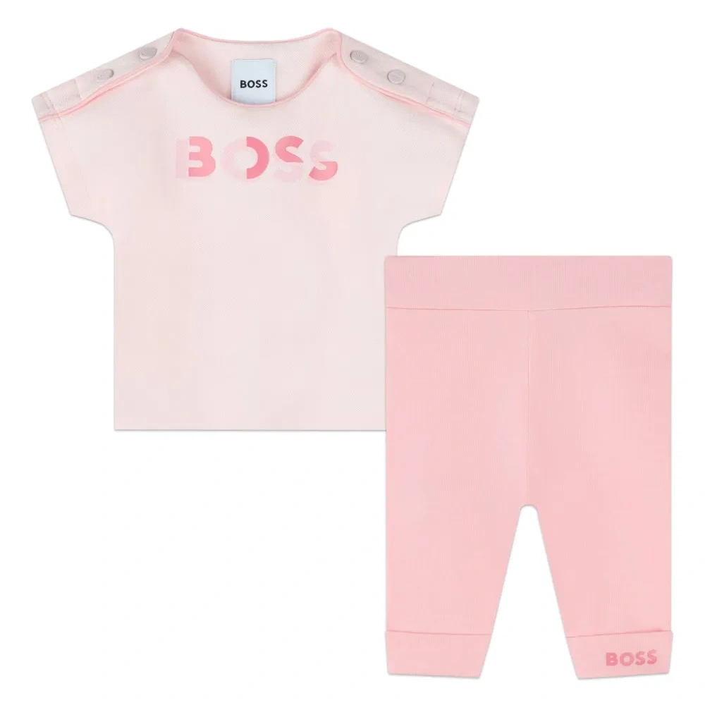 Комплект из топа и легинсов с логотипом