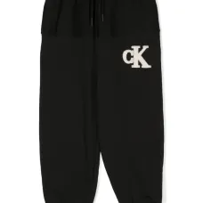 Спортивные брюки с нашивкой-логотипом