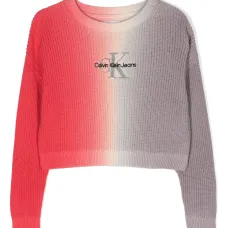 Джемпер фактурной вязки с вышитым логотипом Джемпер фактурной вязки с вышитым логотипом