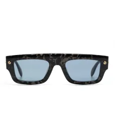 Солнцезащитные очки в прямоугольной оправе с шипами Солнцезащитные очки в прямоугольной оправе с шипами