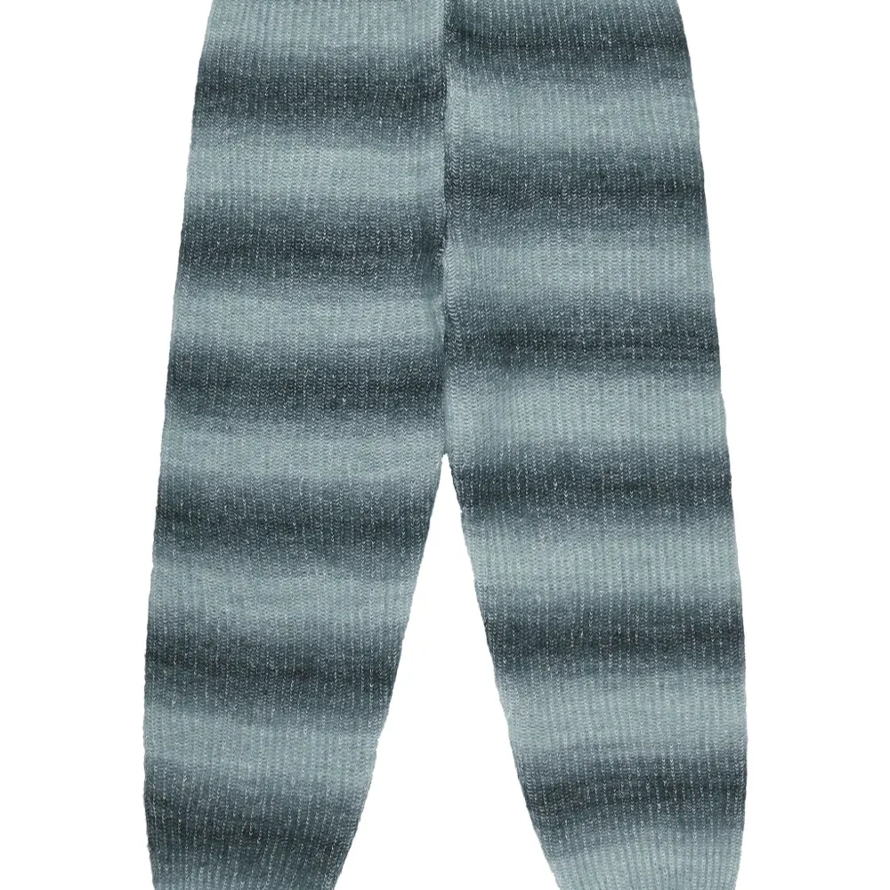 Полосатые брюки с эффектом омбре