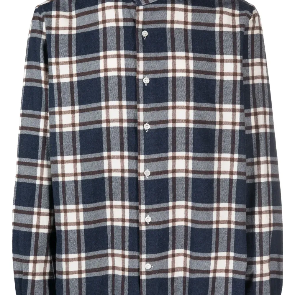 Фланелевая рубашка в клетку