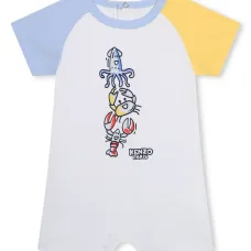 Комбинезон из органического хлопка с графичным принтом