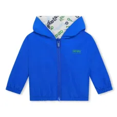Двусторонняя ветровка с капюшоном