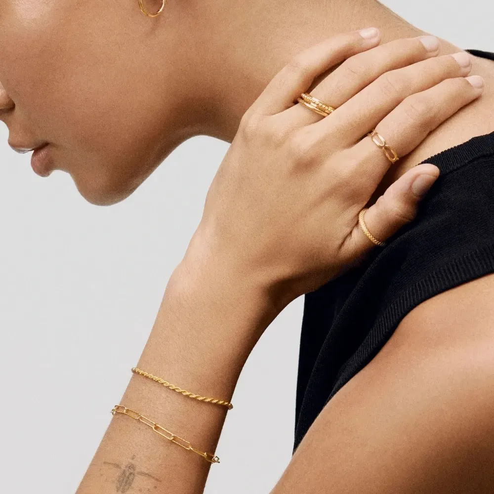 Маленькие серьги-кольца Siren