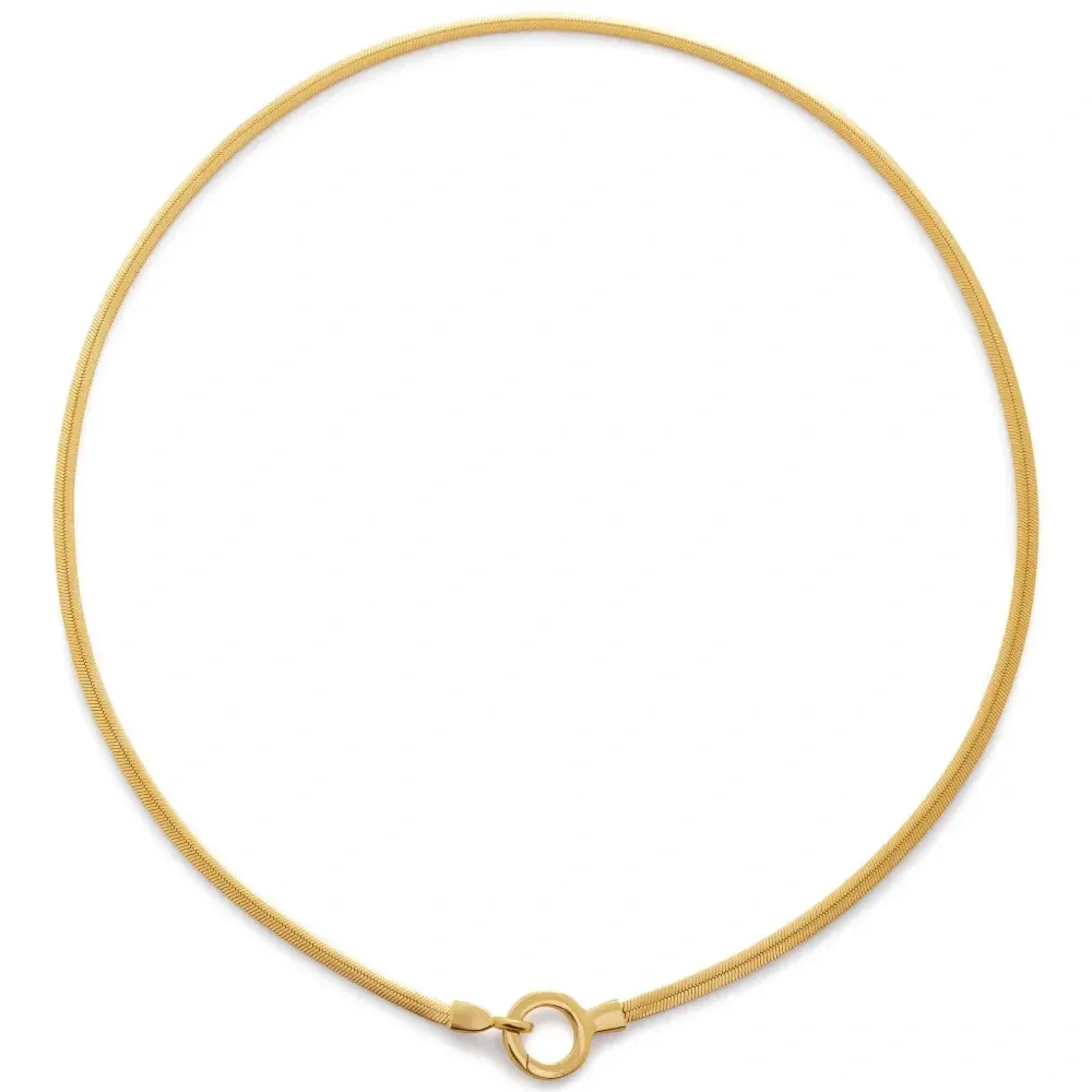 Позолоченная цепочка на шею Позолоченная цепочка на шею