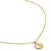 Колье Birthstone из переработанного золота с аквамарином Колье Birthstone из переработанного золота с аквамарином