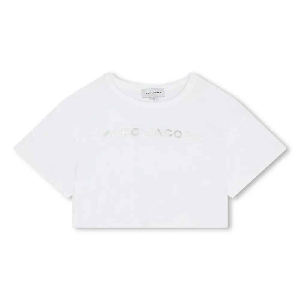 Укороченная футболка с логотипом