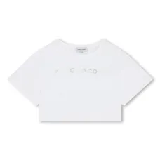 Укороченная футболка с логотипом