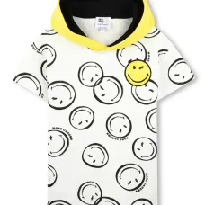 Платье мини с принтом из коллаборации с Smiley World