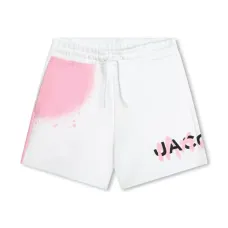 Шорты из смесового органического хлопка с логотипом Шорты из смесового органического хлопка с логотипом