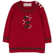 Джемпер с вышивкой Ho Ho Ho